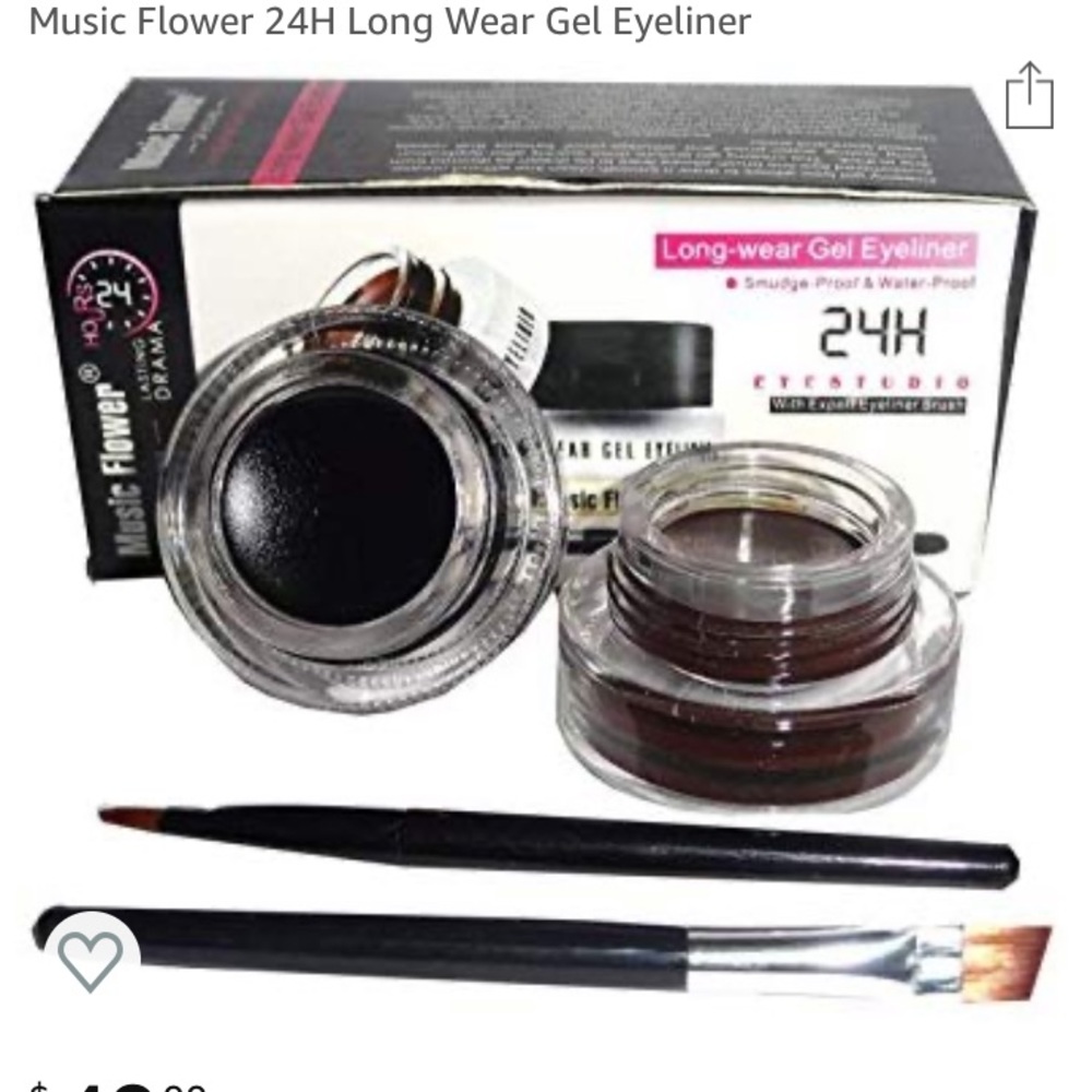 Music flower magnetic eyeliner